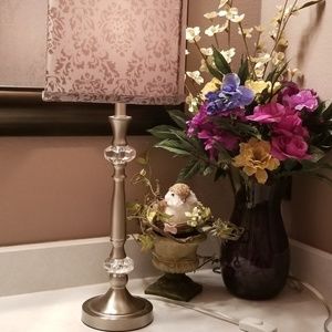 Brushed Nickel Lamp